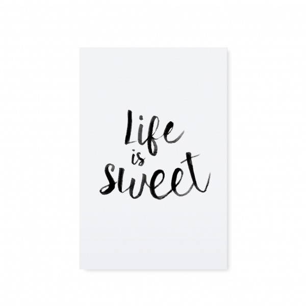 Tafelgut, Karte "Life is Sweet"