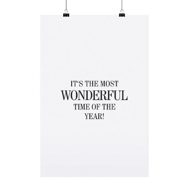 Tafelgut Poster "It's the most wonderful time"