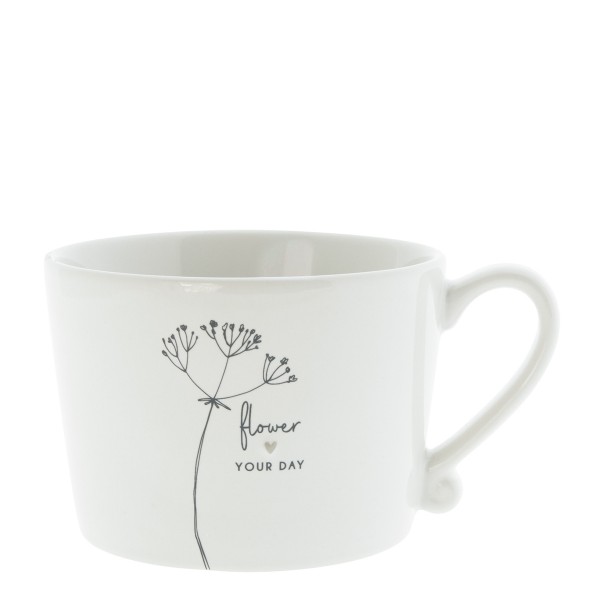 Bastion Collections Cup White / Flower your day