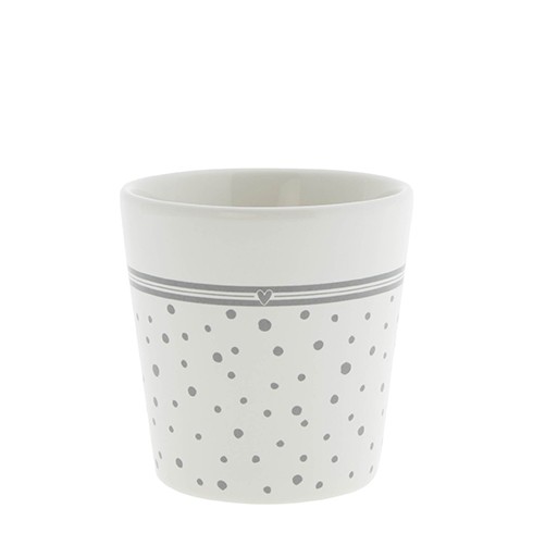 Bastion Collections Becher / Mug Dots in Grey