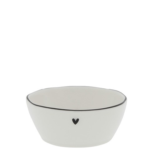 Bastion Collections Schale/Bowl Sauce with Heart in Black
