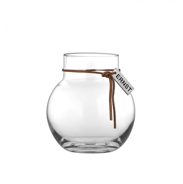 ERNST Blumenvase Glas, rund, mini