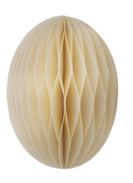 Papier-Osterei Swirl, 20 cm, Limelight - Vanilla