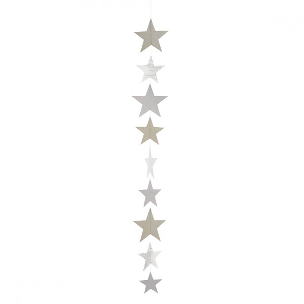 Weihnachtszauber Sternenkette Star Chain, 100 cm