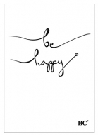 Bastion Collections Notizheft "Be happy", A6