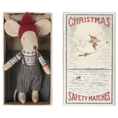 Maileg Maus Big Brother Christmas Mouse in a Box