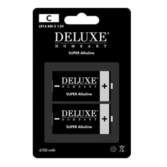 Deluxe Homeart LED Batterien, C Baby, 2 Stück