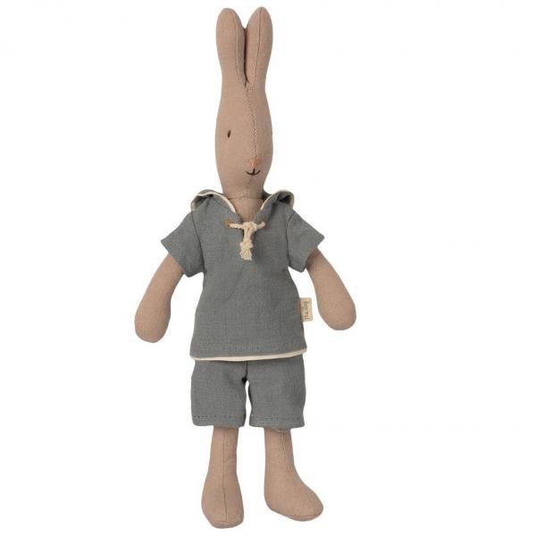 Maileg Hase / Rabbit Sailor Boy, Size 1, dusty blue