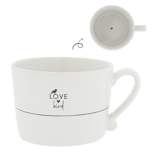 Bastion Collections Cup White / Love Birds