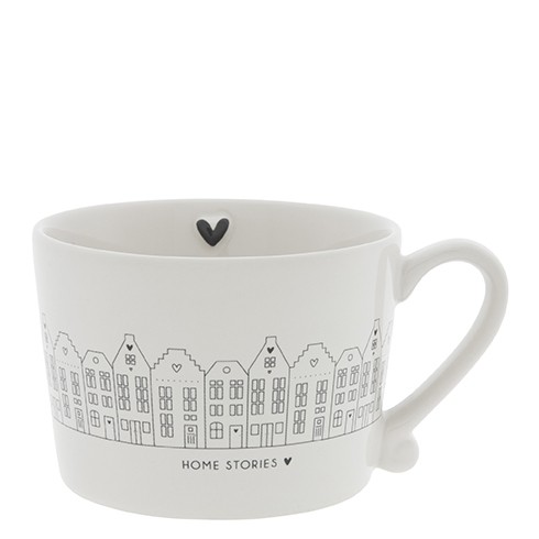 Bastion Collections Cup White / Canal Houses in Black