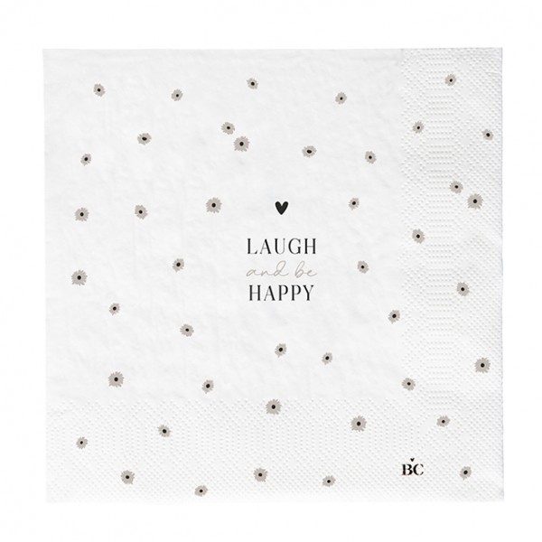 Bastion Collections Papierservietten Laugh and be happy