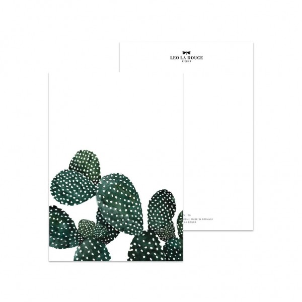 Postkarte Cactus Family