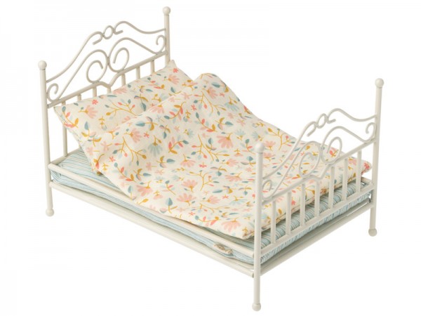 Maileg Vintage Bed Micro, offwhite