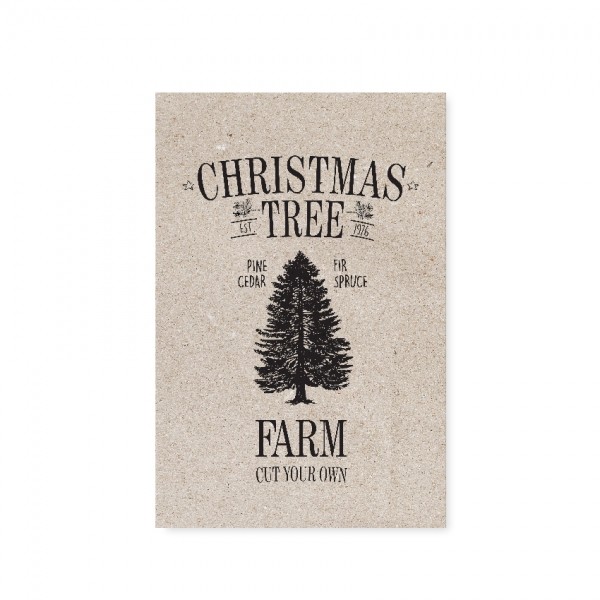 Tafelgut, Karte "Christmas Tree Farm"