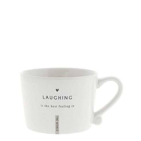 Bastion Collections Small Cup White / Laughing