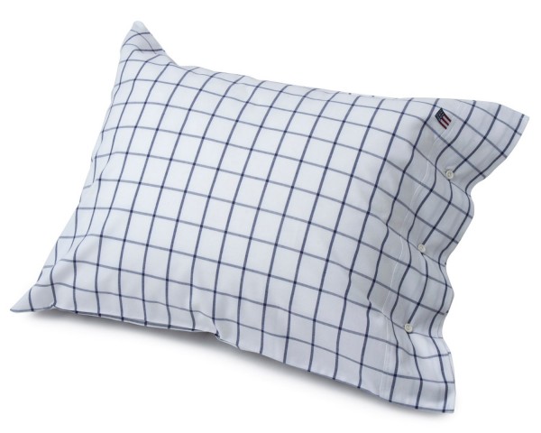 Lexington Pin Point Shaker Navy Pillowcase/Kissenhülle, 50x70 cm