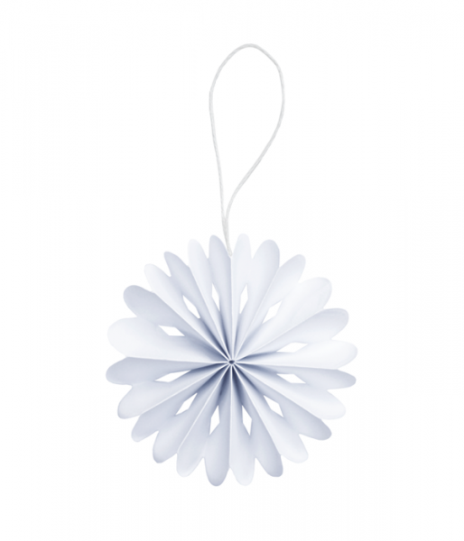 Wabenball Ornament Blüte, Weiß