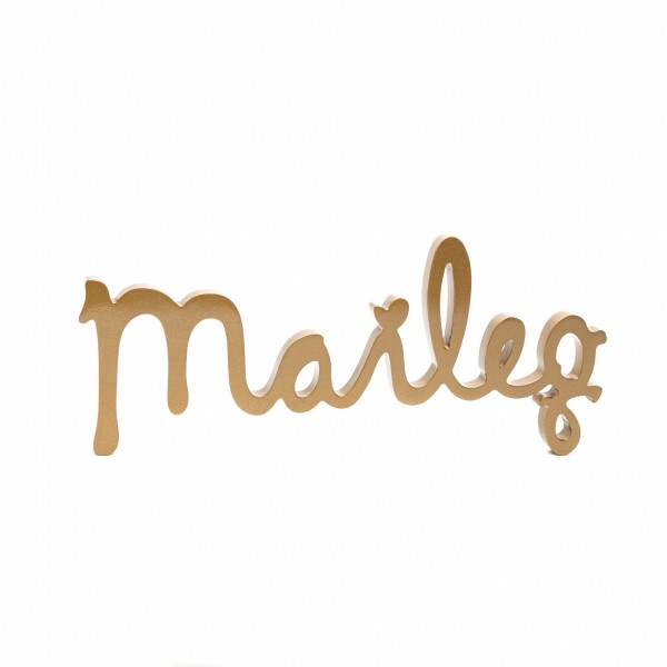 Maileg Schriftzug Logo, gold