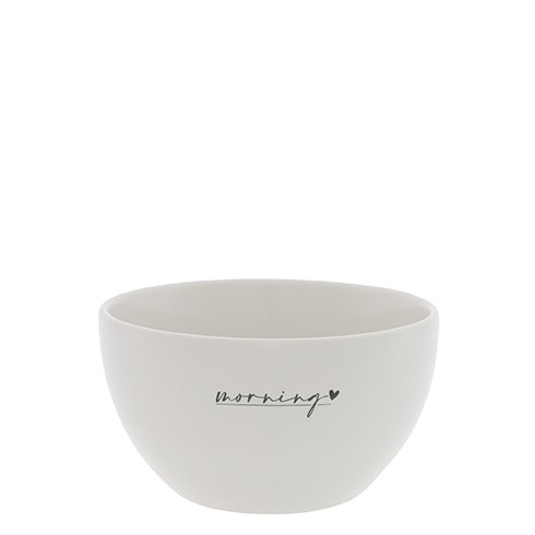Bastion Collections Schale/Bowl White / Morning in Black