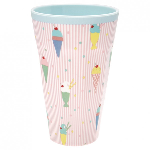 Greengate Melamin Tall Cup Isa Pale Pink