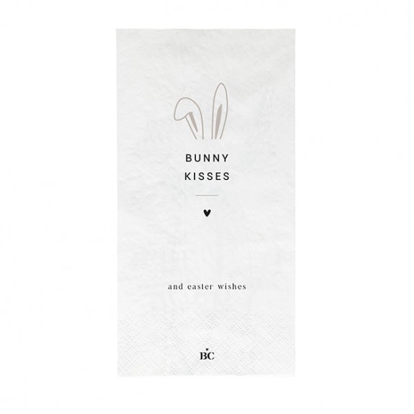 Bastion Collections Papierservietten XL White/Bunny kisses