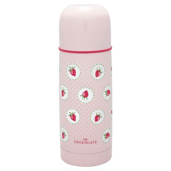 GreenGate Thermosflasche Strawberry Pale Pink, 300ml