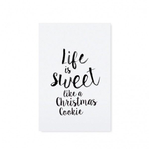 Tafelgut, Karte "Christmas Cookie"
