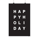 Tafelgut Poster "Happy Holiday"