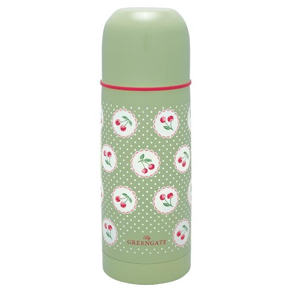 GreenGate Thermosflasche Cherry berry pale green, 300ml