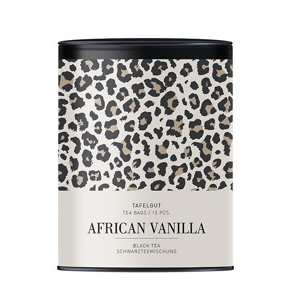 Tafelgut African Vanilla, Schwarzteemischung, Teebeutel - Ltd. Edition