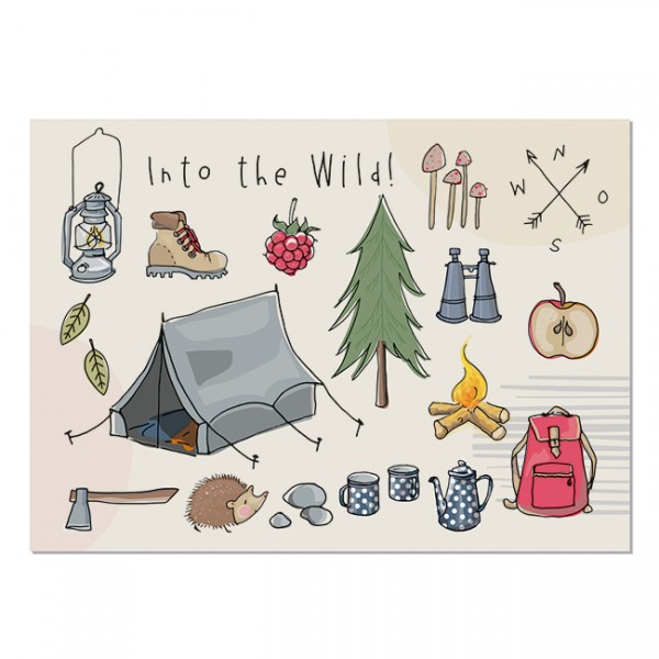 Krima & Isa Postkarte Wild - Into the Wild