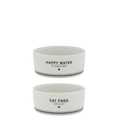Bastion Collections Napf CAT FOOD & WATER, 2er Set