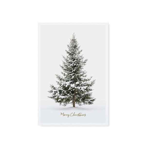 Tafelgut, Karte "Merry Christmas Tree"