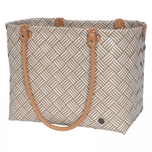 Handed By Shopper Saint-Maxime Striped, taupe