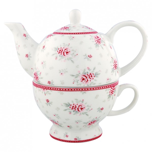 GreenGate Tea For One Flora White
