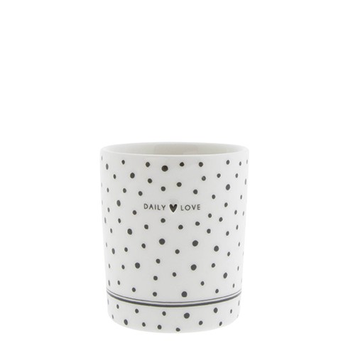 Bastion Collections Becher / Mug Daily Love, Black